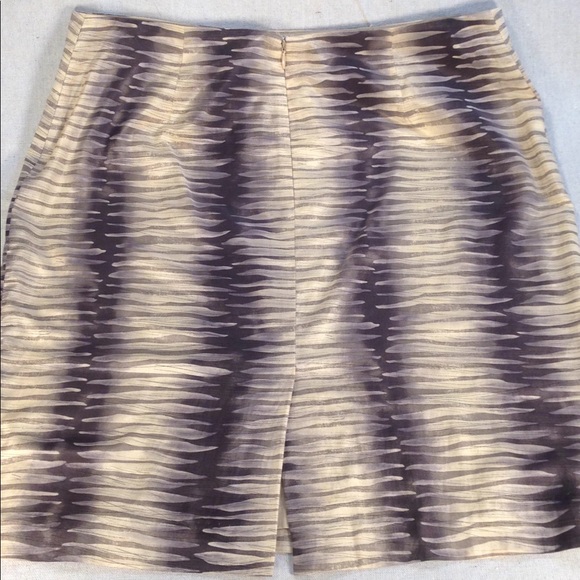 Kenneth Cole Silk/Cotton Skirt Lined 6 - Picture 5 of 8